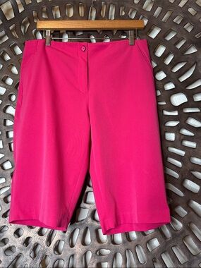 🩷 EP Pro Women’s Golf Shorts Size 10 Hot Pink Stretch Pockets Performance 🩷